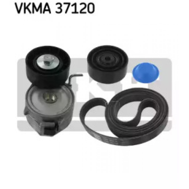 VKMA 37120 SKF Комплект доріжкового ремня (ролик, ремінь)